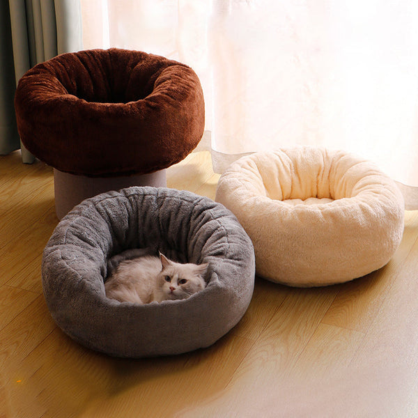 FurElite Anxiety Jacket + Calming Bed Bundle - donut bed